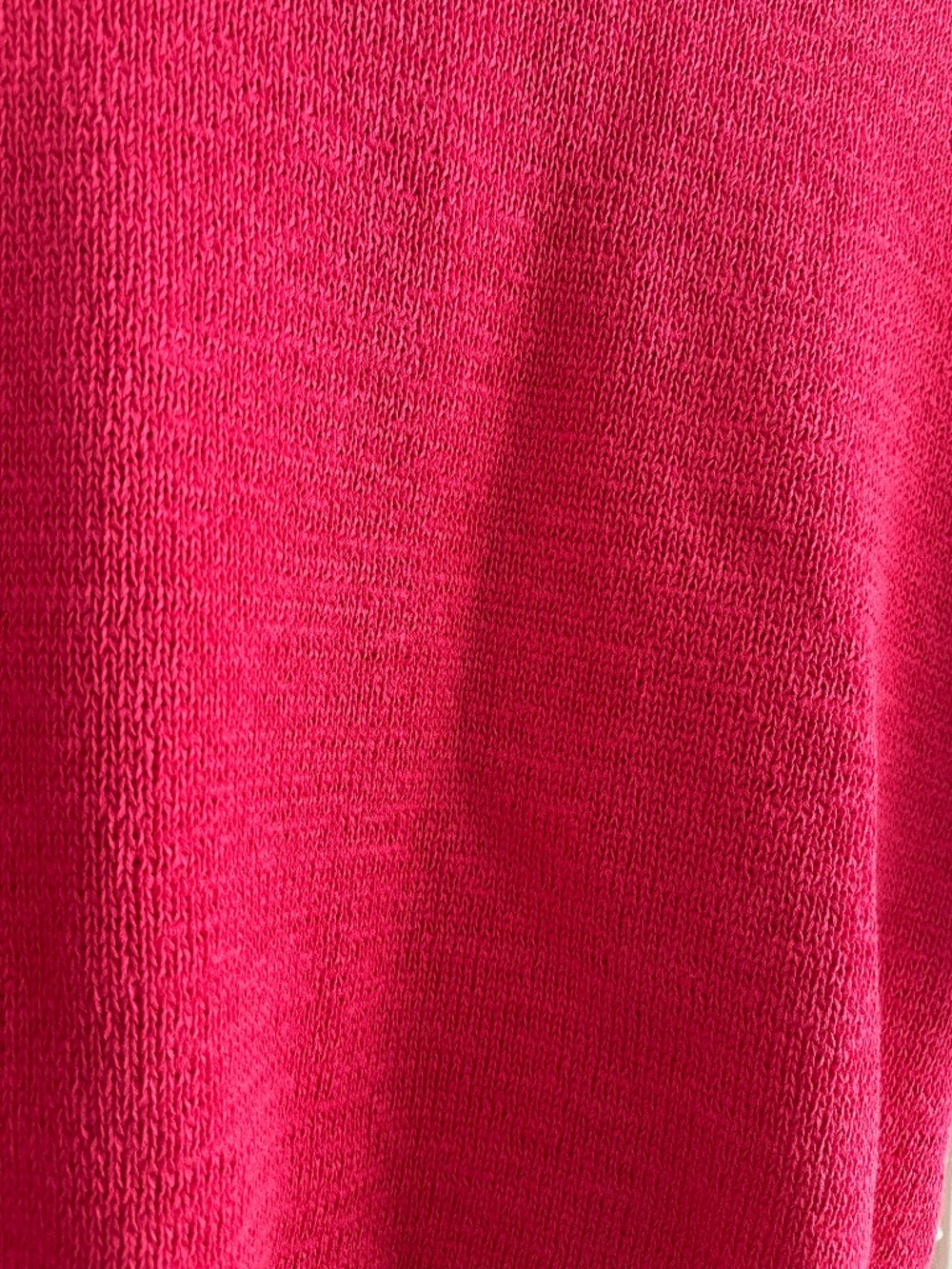 Banana Republic Factory Hot Pink Short Sleeve Summer Sweater Size M NWT - Picture 3 of 7
